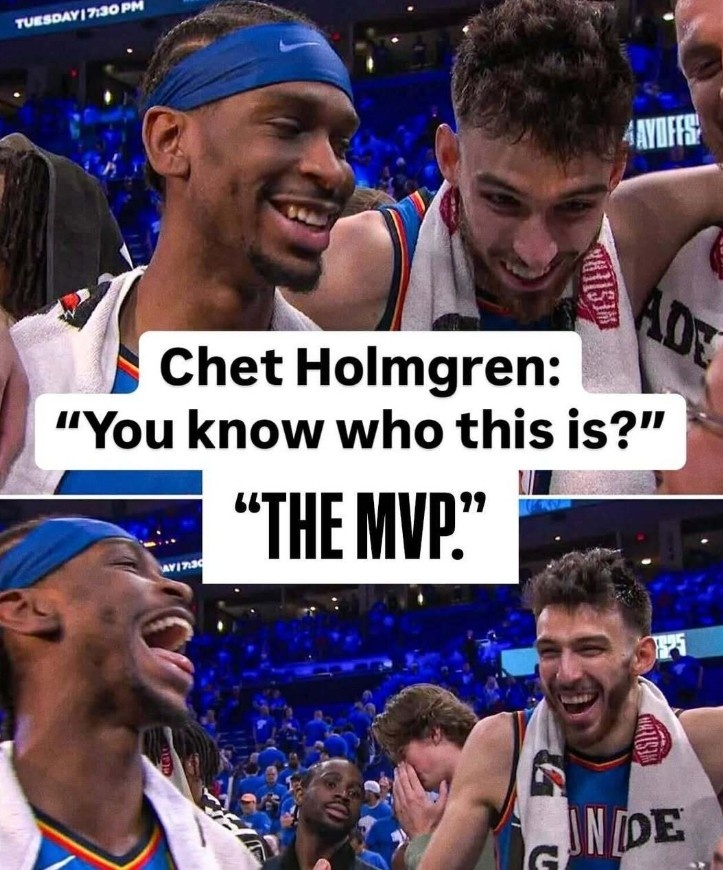 亚历山大:常规赛MVP