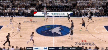 够强硬!亚历山大投篮幸运颠进回应麦丹随后顶开戈贝尔上篮打进