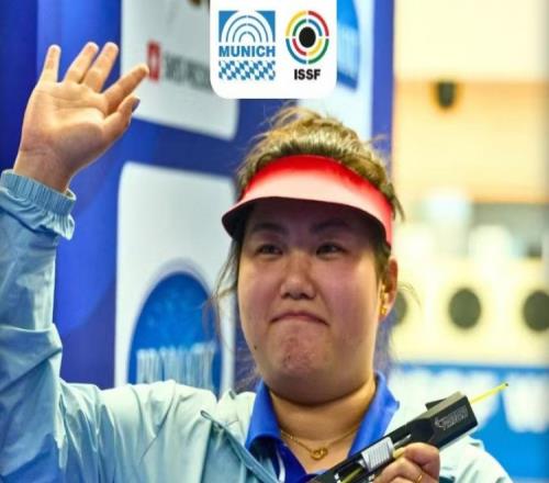 孙瑜洁夺得慕尼黑站女子25米运动手枪冠军,本赛季世界杯三连冠