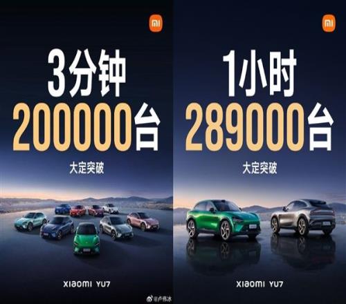 小米YU7又卖爆了!小米集团股价突破60港元创历史新高
