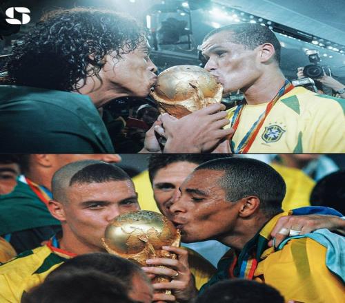 2002年的今天大罗世界杯决赛梅开二度,巴西达成五冠荣耀