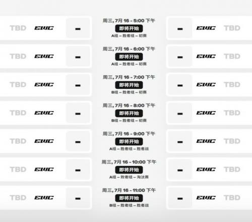 EWC《英雄联盟》小组赛首轮对阵:A组G2vsFUR,B组CFOvsHLE