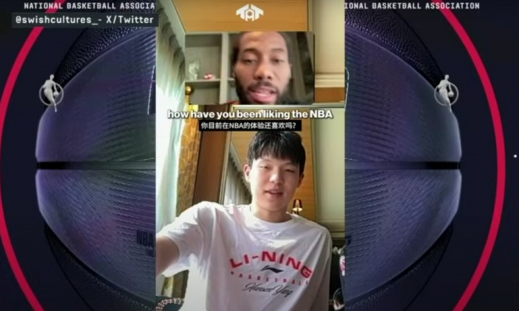 杨瀚森连线卡子名记:从未见过小卡这么健谈给他俩开个播客