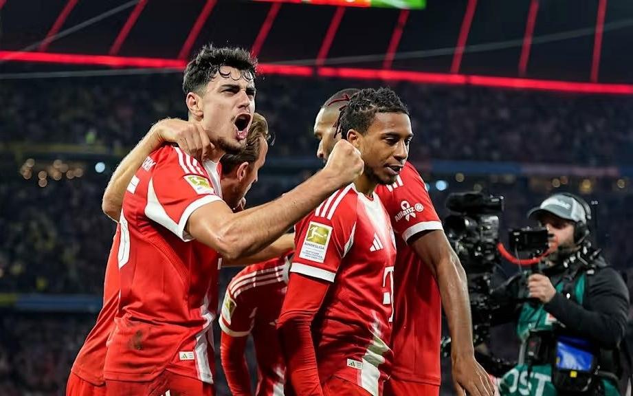 前7轮打入27球,拜仁追平德甲历史同期最多进球纪录