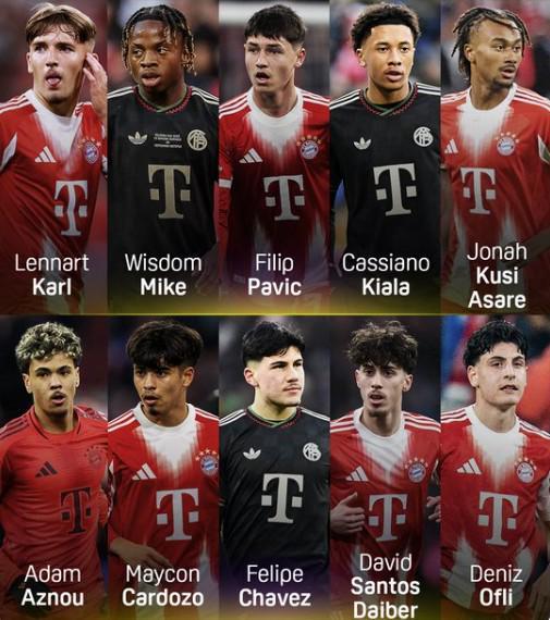 善用新人，孔帕尼执教以来拜仁10名青