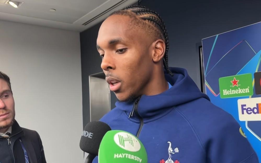 特尔：很高兴完成在热刺的欧冠首秀孙兴慜就像我的大哥一样