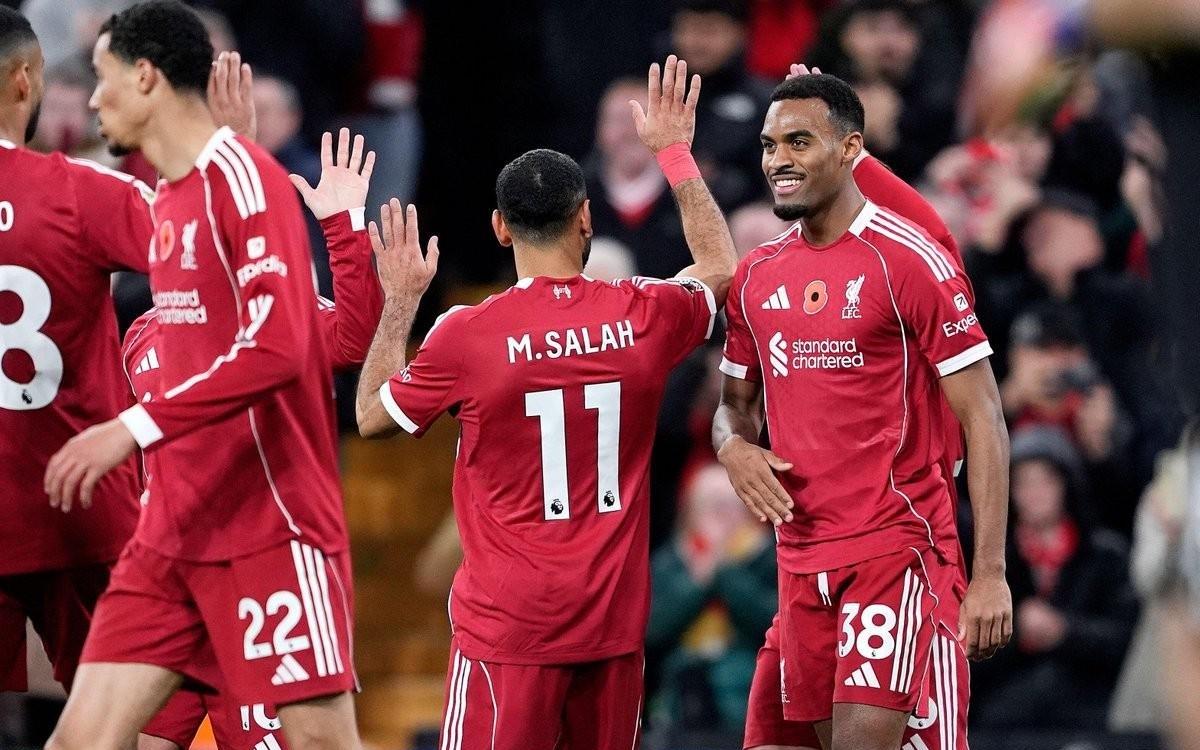 36分，利物浦是2025年至今英超主场拿