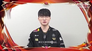 Faker出镜推荐魔王圣铠-劫：你一定要试试这款皮肤，我会为你加油的