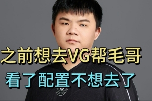 真相扎心XinQ：之前想去VG帮毛哥，看了