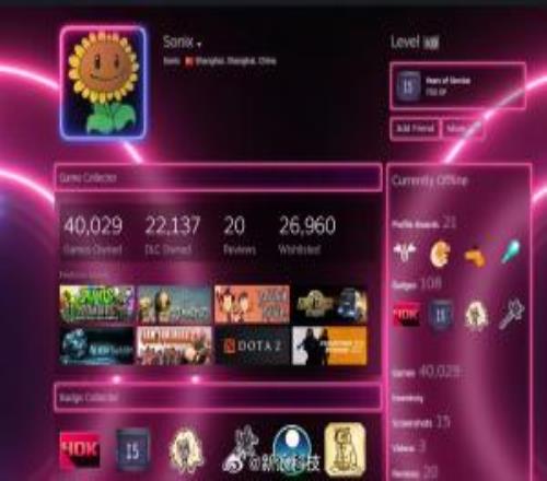 哥们家庭共享开一下!中国一玩家达成Steam游戏4万款成就