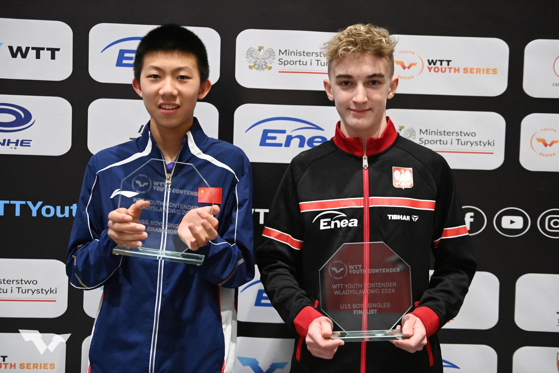 勇夺双冠！国乒14岁新星崛起：外公带他入门，看齐王楚钦林诗栋