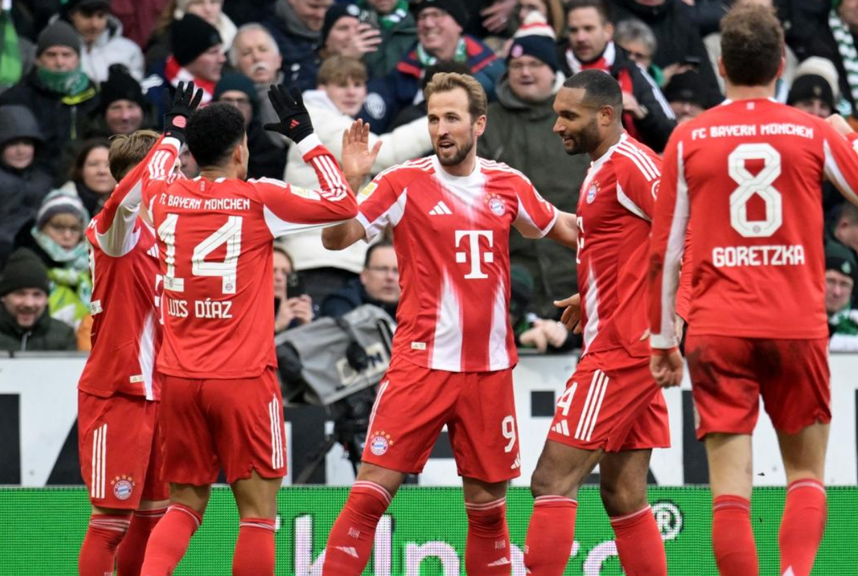 30横扫！德甲霸主继续狂飙，32岁凯恩神