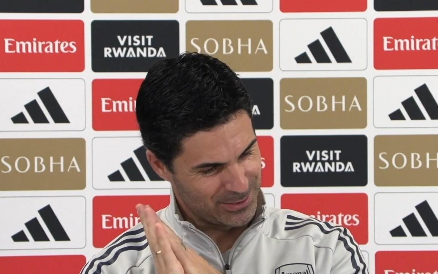 比赛日压力大所以吃得少阿尔特塔：不