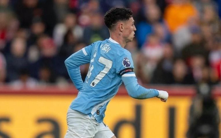 如果今晚出场，福登将成为曼城队史英超200场最年轻球员