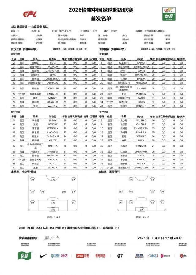 中超19岁左后卫邓捷夫迎来国安首秀