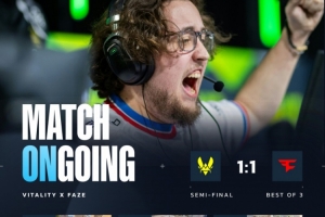 没黏住！FaZe被锁9分 总监手枪四杀难