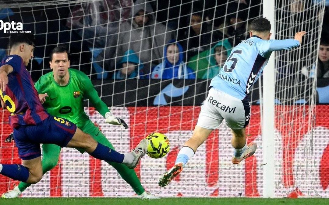 自2013年3月以来，巴萨首次连续10场比赛没零封对手