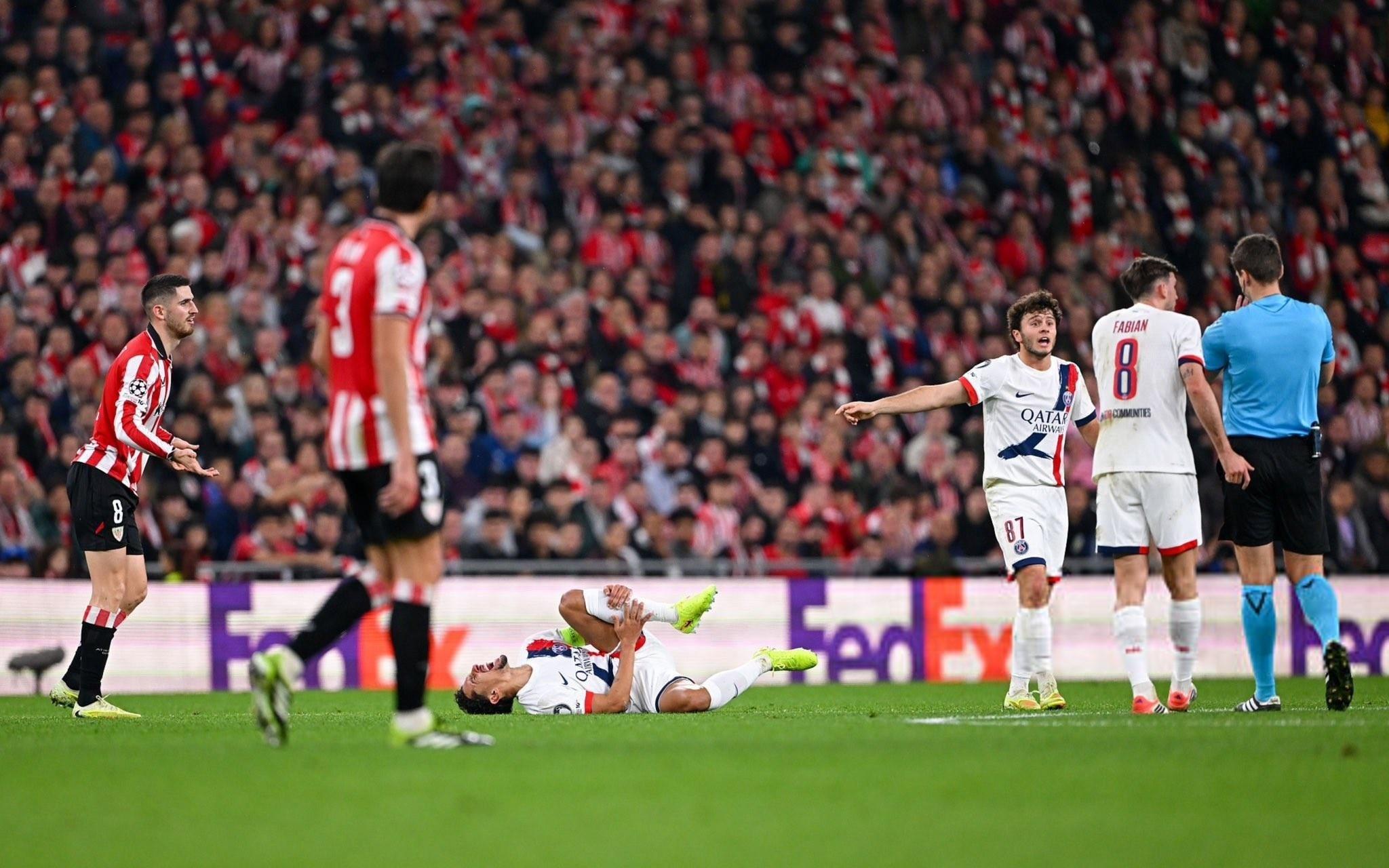 RMC：马尔基尼奥斯赛后确认其内收肌