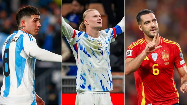 世界杯预选赛接近尾声，英超球员国家