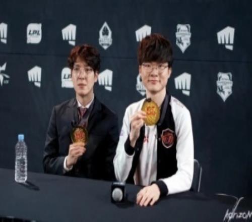 也算是复仇了吧T1时隔2293天再次交手iG上一次是在洲际赛