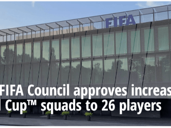 FIFA官宣2022世界杯大名单增至26人初选名单55人