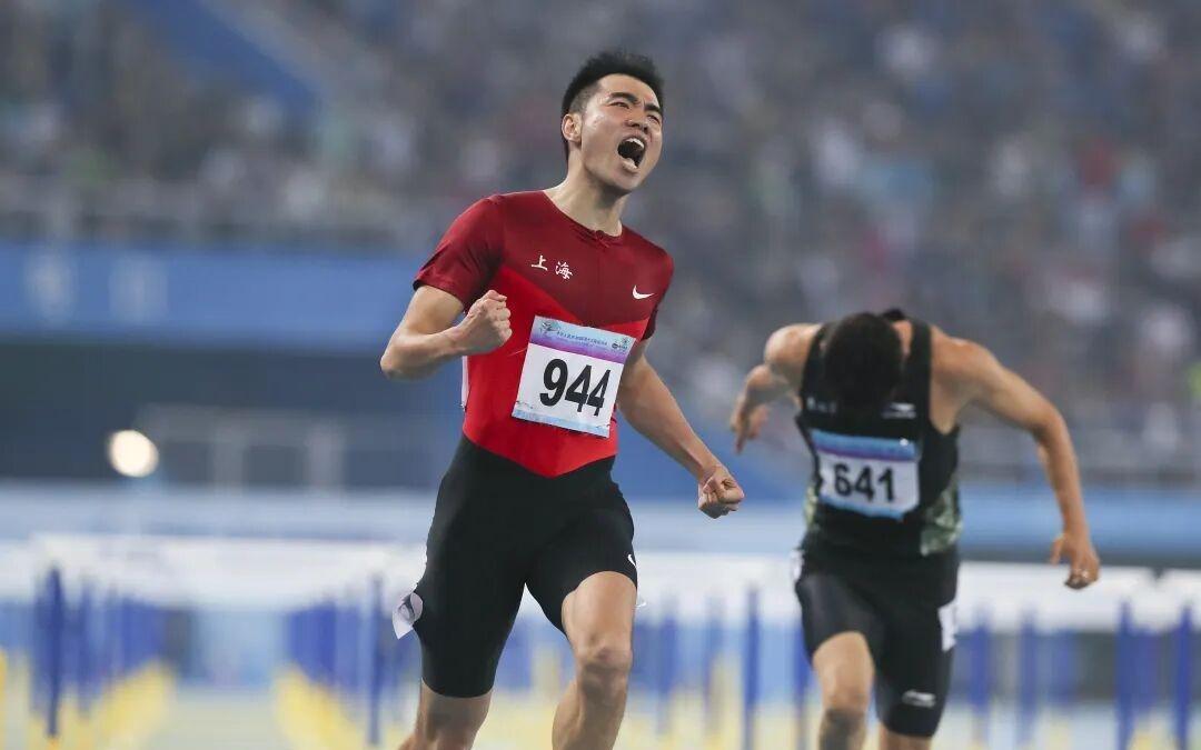 【三十二年四代人的冠军交接】上海再夺全运会男子110米栏金牌！实现全运会九连冠！