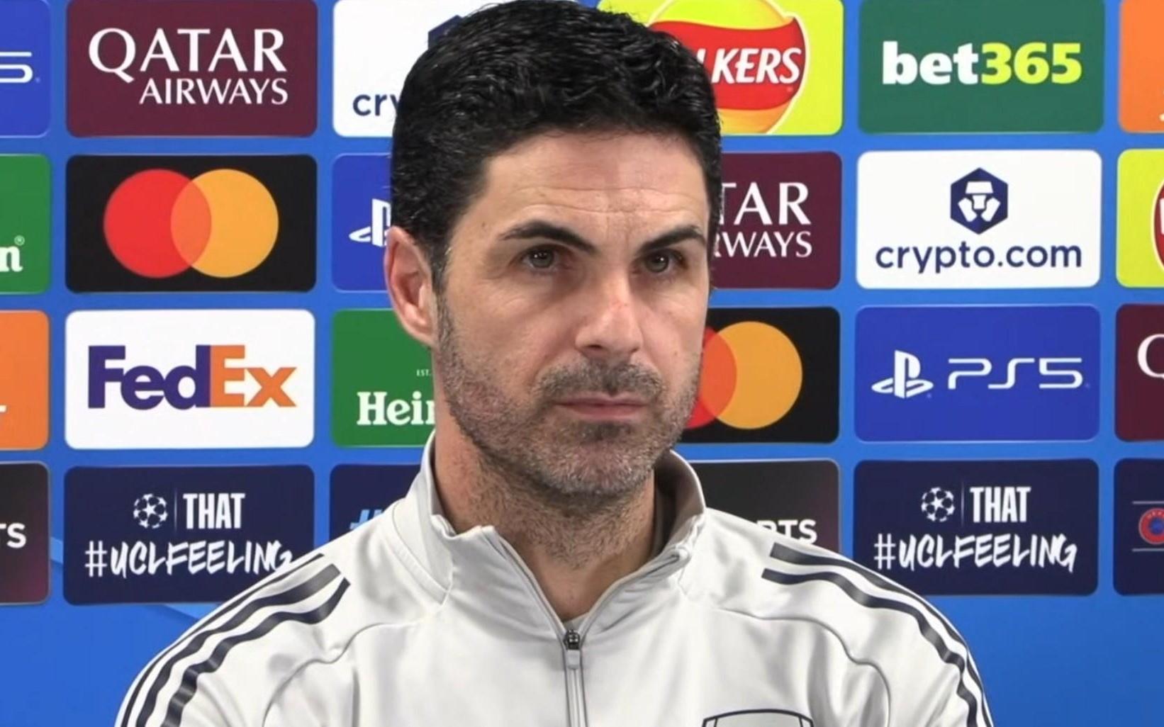 阿尔特塔：萨利巴和廷贝尔有些小伤在身，他们无法出战凯拉特