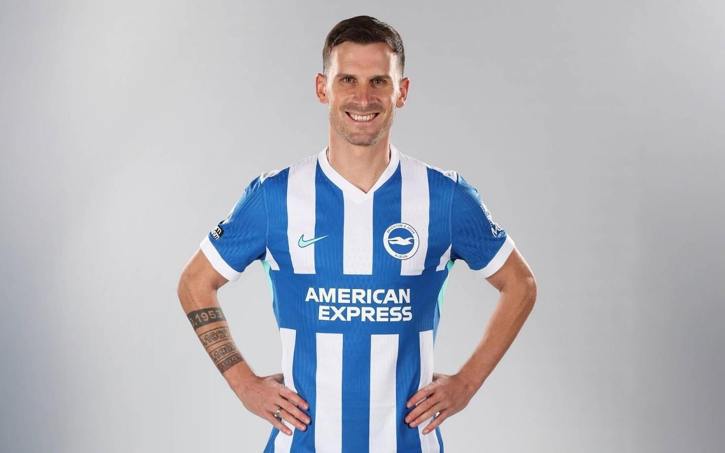 官方：34岁多特中场格罗斯回归布莱顿据悉转会费150万欧