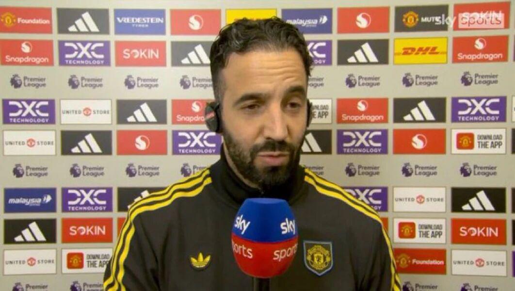 阿莫林解释曼联踢长传理由！传控英超