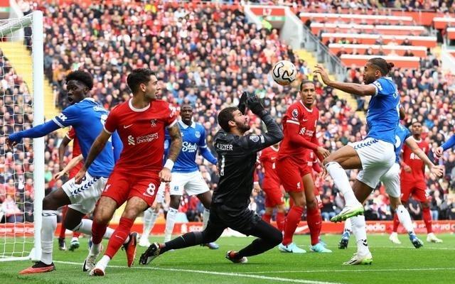 利物浦vs埃弗顿历史战绩：233次交锋利物浦95胜埃弗顿63胜