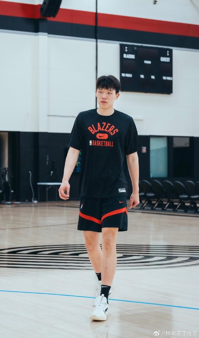 杨瀚森8月训练行程公布,NBA新秀培训后随开拓者队备战季前赛
