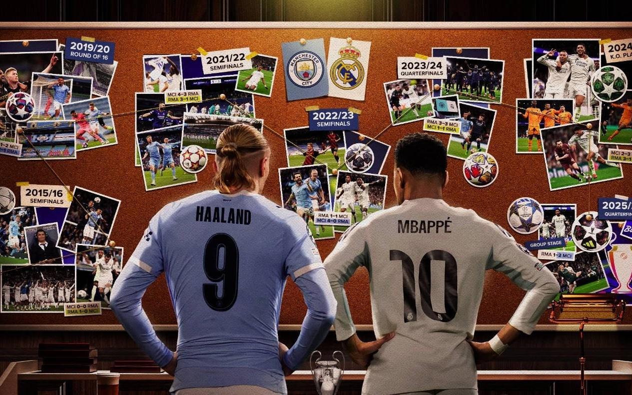 皇马曼城、法国挪威相遇，姆巴佩哈兰