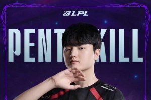 LPL第三赛段的第五个五杀！Peyz选手LPL职业生涯的第二个五杀