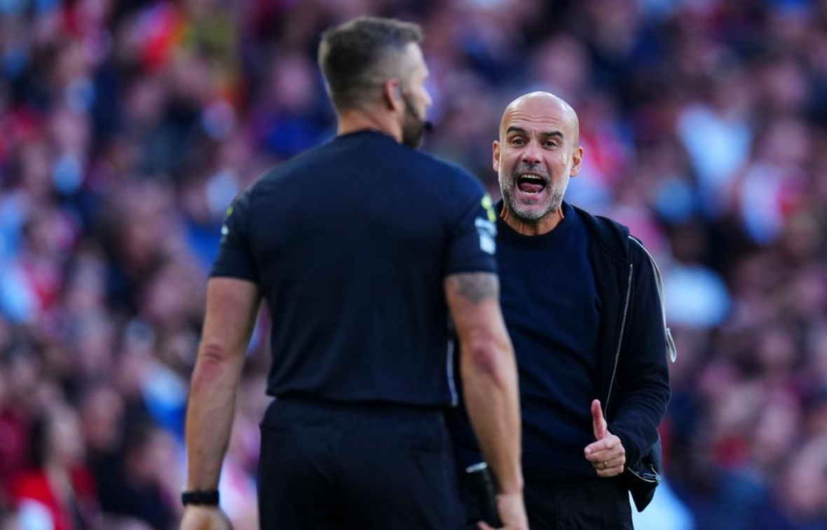 33%控球率+5次射门！遭遇克星，瓜迪奥拉极致保守，付出惨痛代价