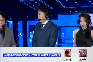 全球总决赛历史出场次数最多的三个英雄:盲僧335场,洛卡莎270场