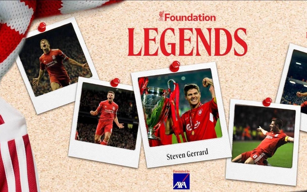 官方：杰拉德将代表利物浦传奇队参加