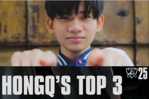 LOL官方分享HongQTOP3:我不怎么听音乐DWG冠军最棒