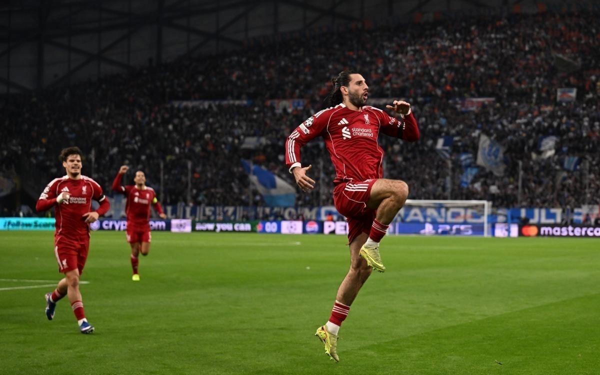 索博连续5场欧冠参与进球，成利物浦