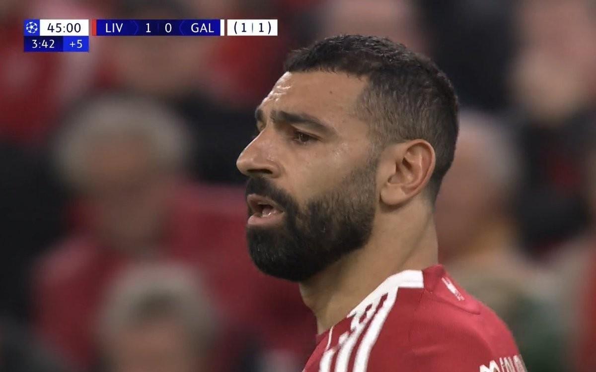 萨拉赫欧冠生涯第3次罚丢点球，均发