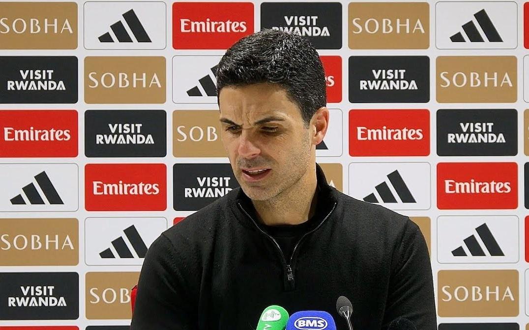 阿尔特塔：比分绝不该只是21卡拉菲奥