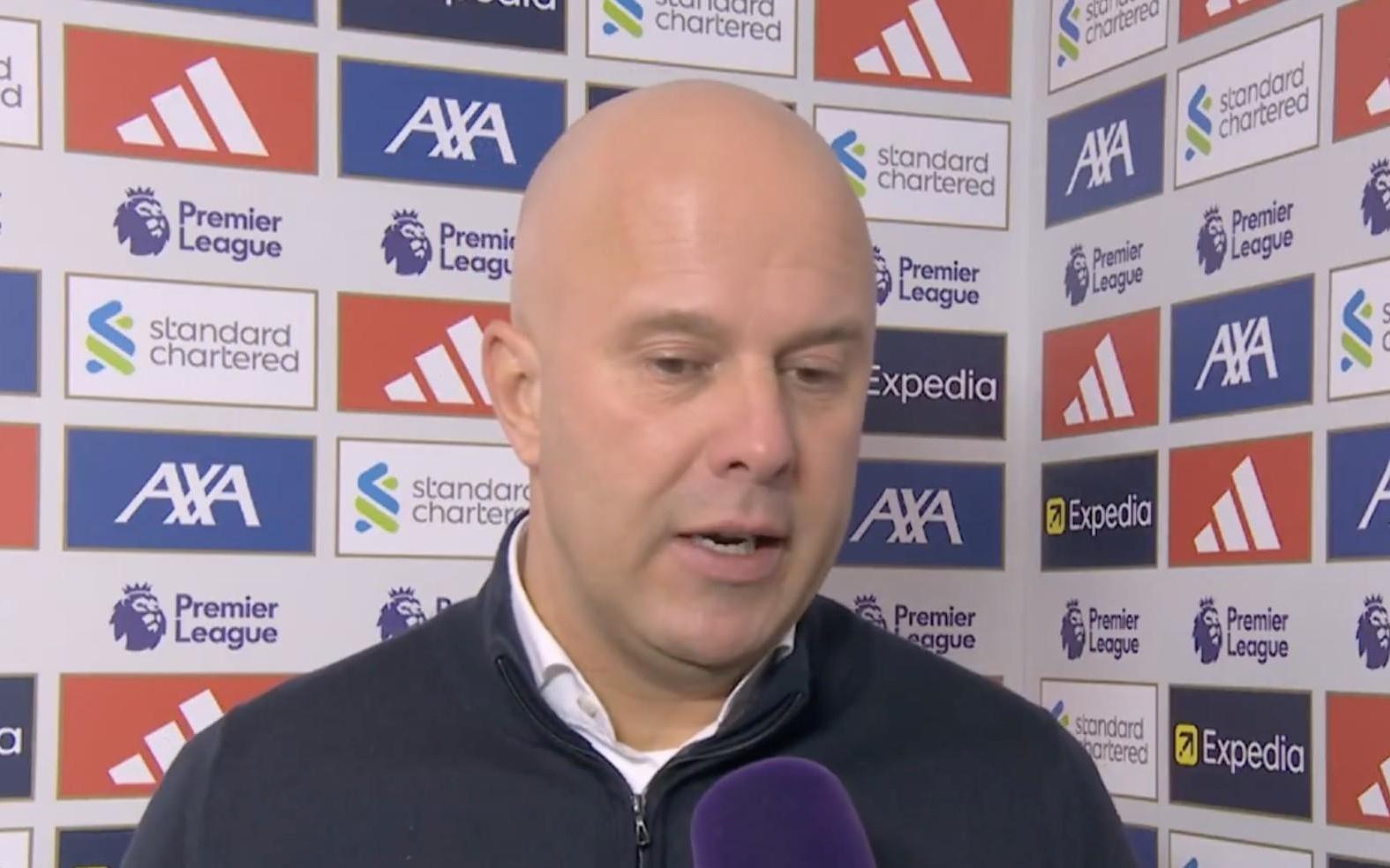 斯洛特：以往这样的比赛我们可能会输，但今天至少拿到1分