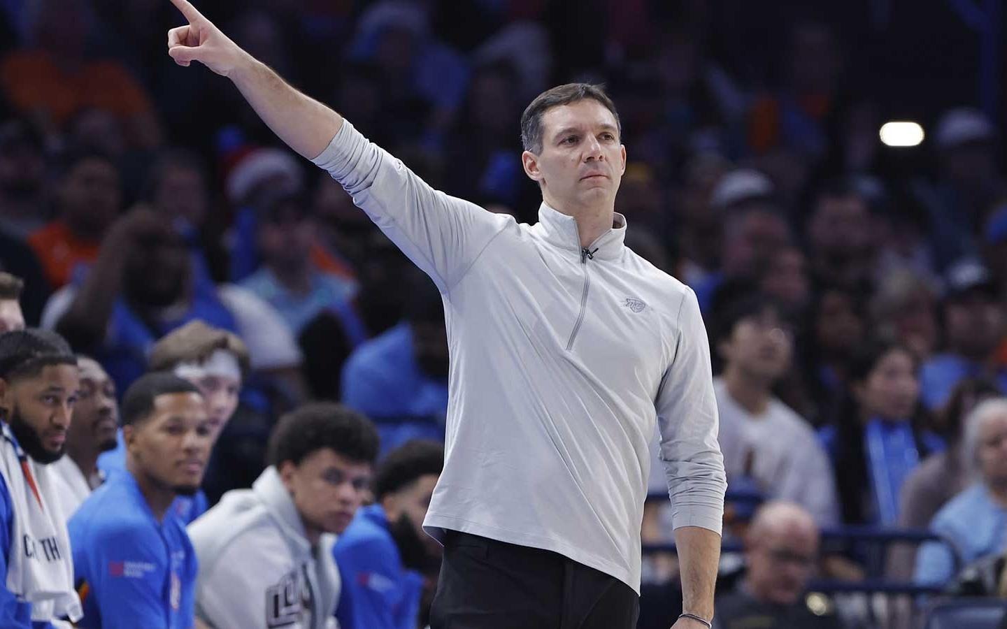 被打服了，圣诞大战后杰伦威廉姆斯将马刺队比作年轻的雷霆队