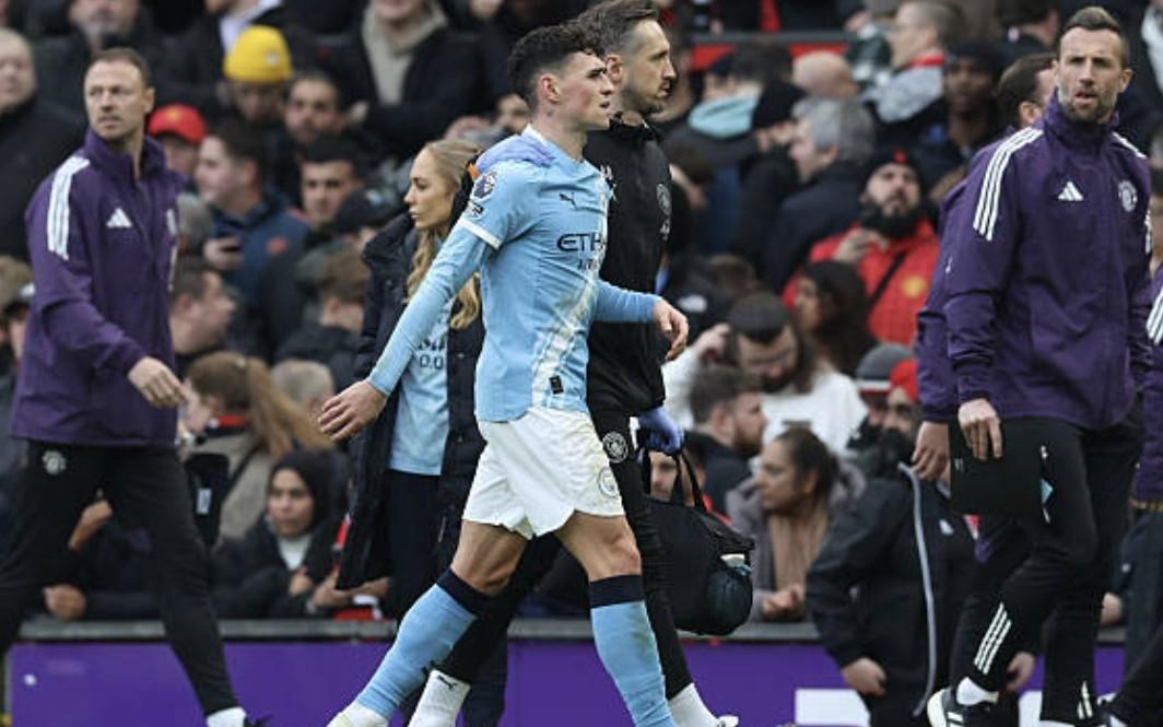 记者：福登疑似手部骨折，具体伤情还要