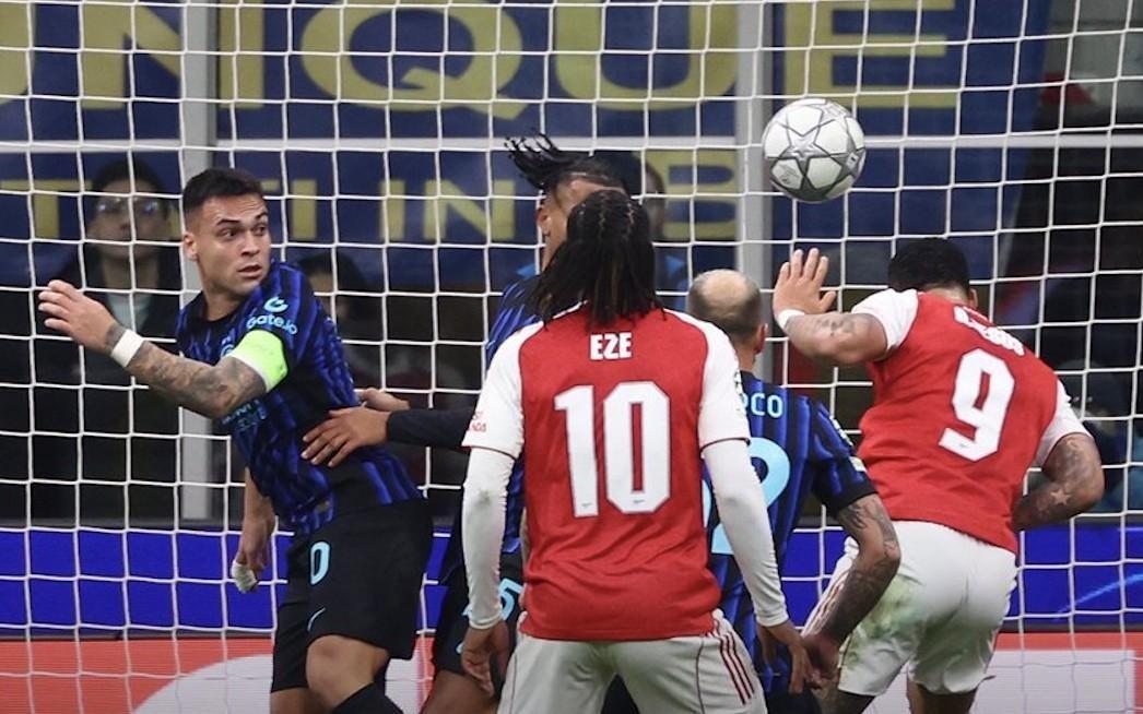 阿森纳本赛季已通过角球打入19球，为