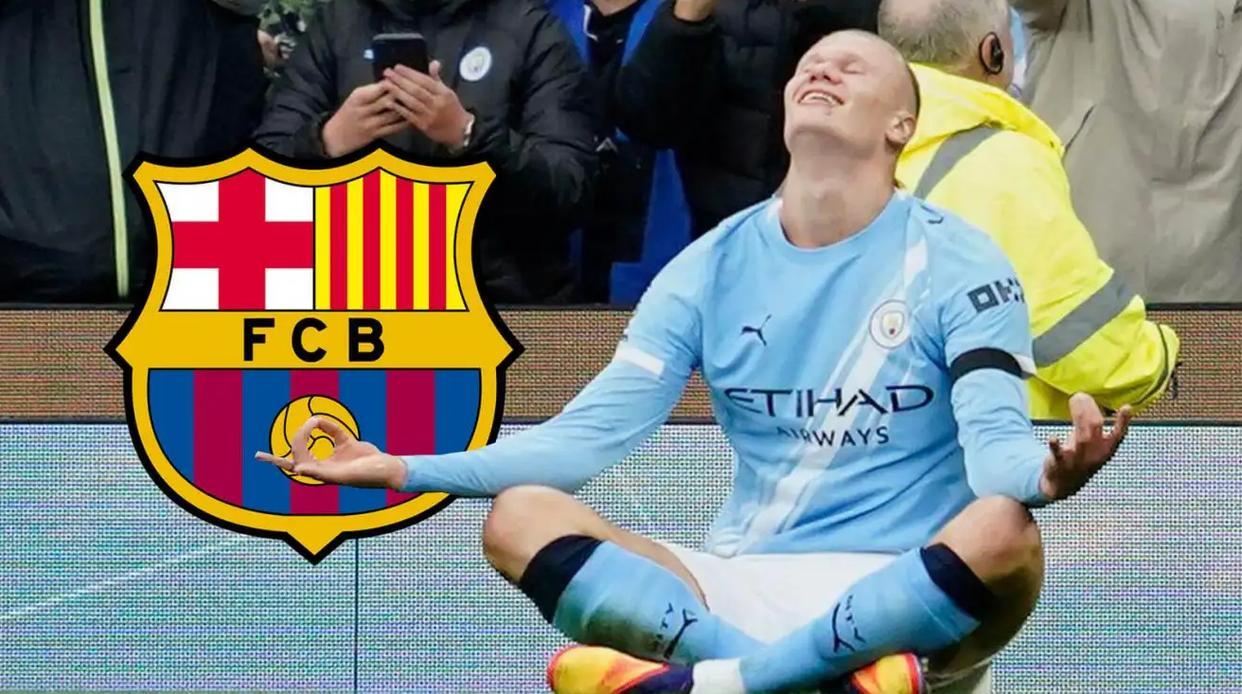 巴萨1亿欧就能买哈兰德曼城释放关键信号，仅需满足一个条件