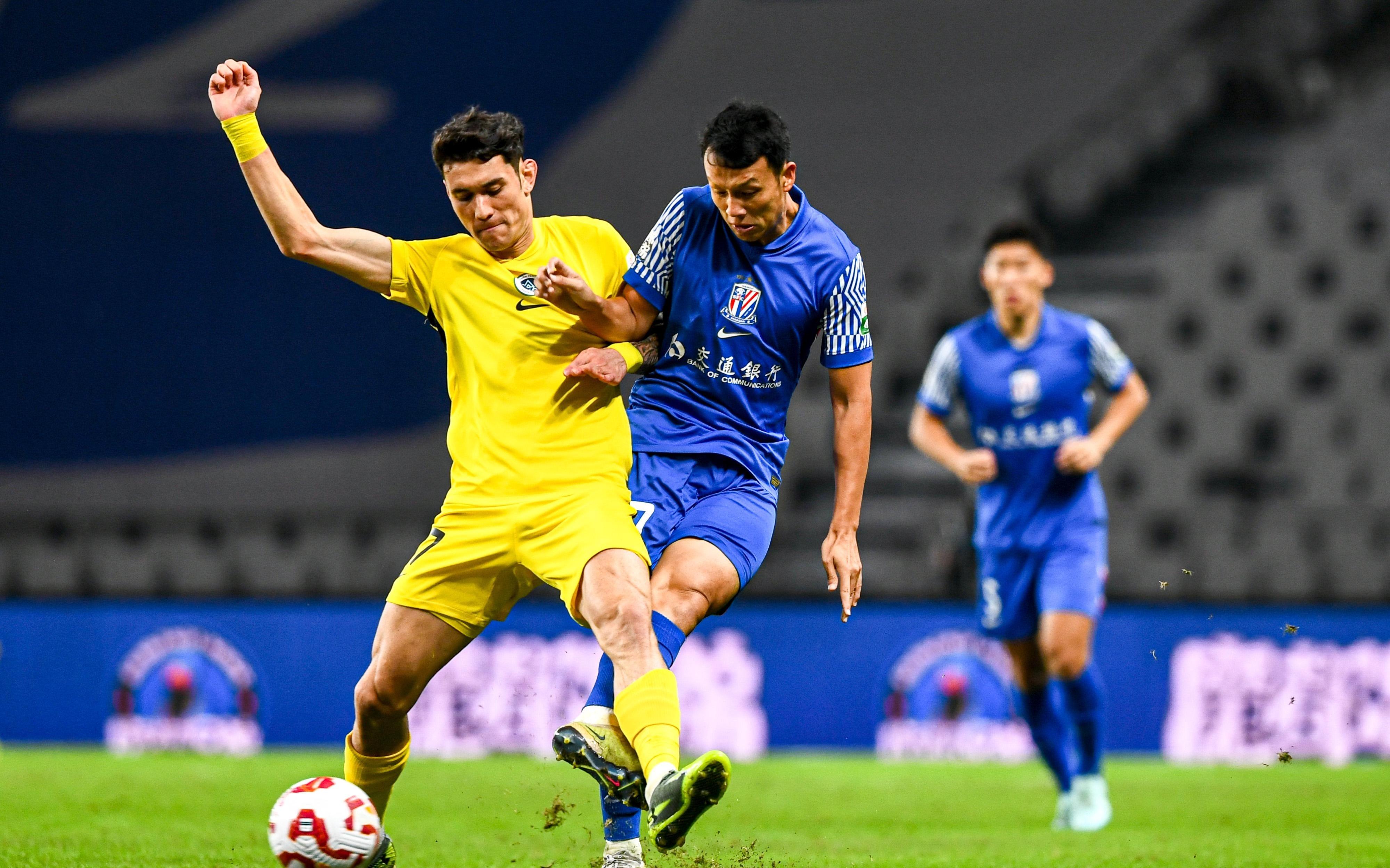 中超积分榜：海港63分领跑，申花61分超