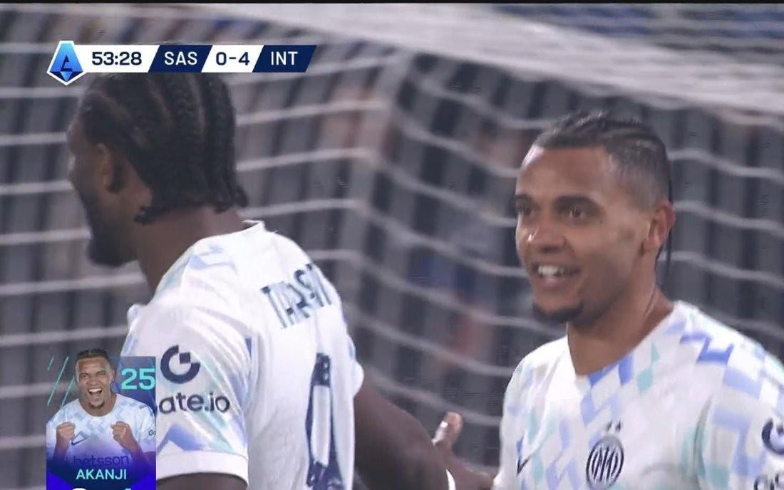 打进意甲生涯处子球，阿坎吉首次代表