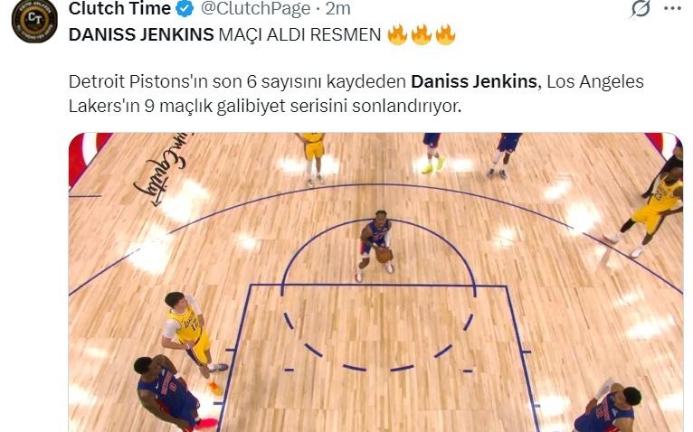 决胜25秒6分击溃湖人！386万詹金斯迎生涯夜比帅：我已见怪不怪