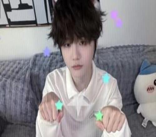 和小虎手势舞一桌Crisp小红书更新动态猫耳滤镜拉满卖萌