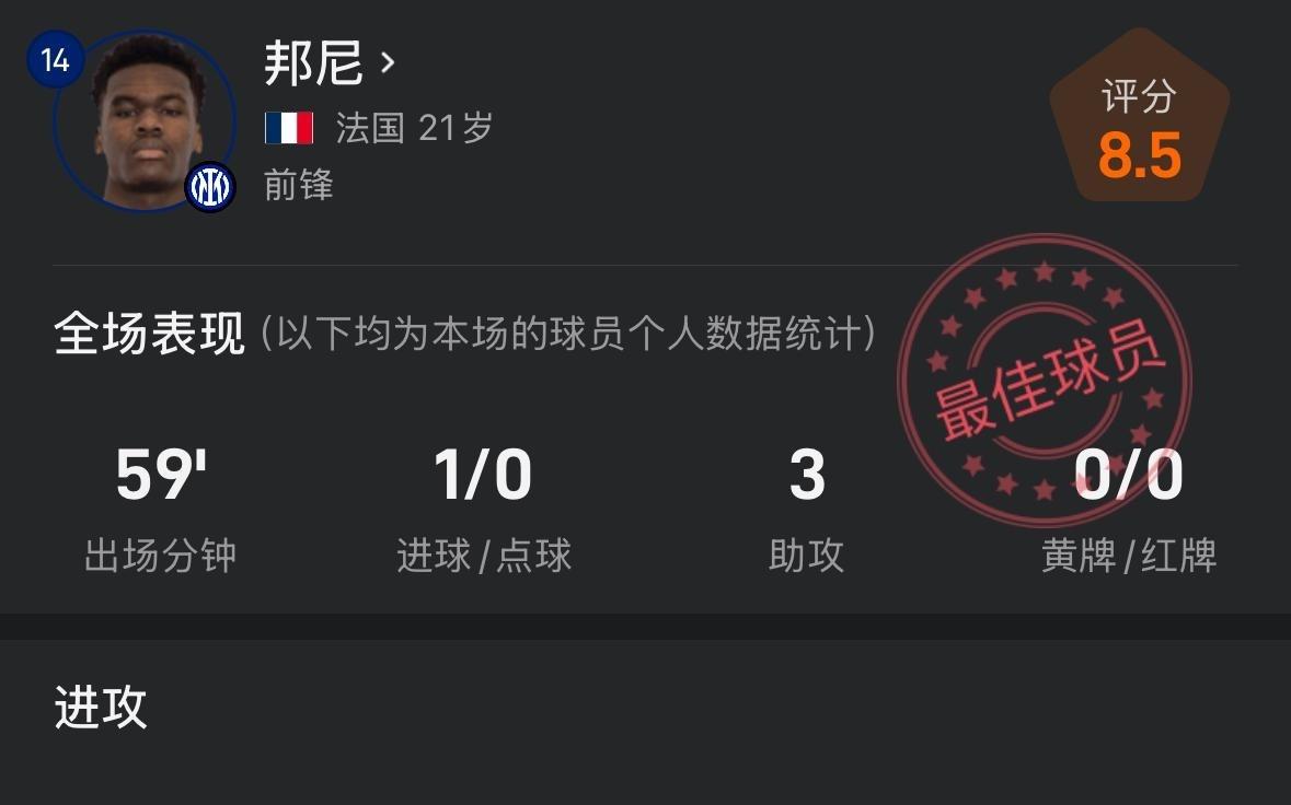 堪称完美！邦尼对阵克雷莫纳60分钟送
